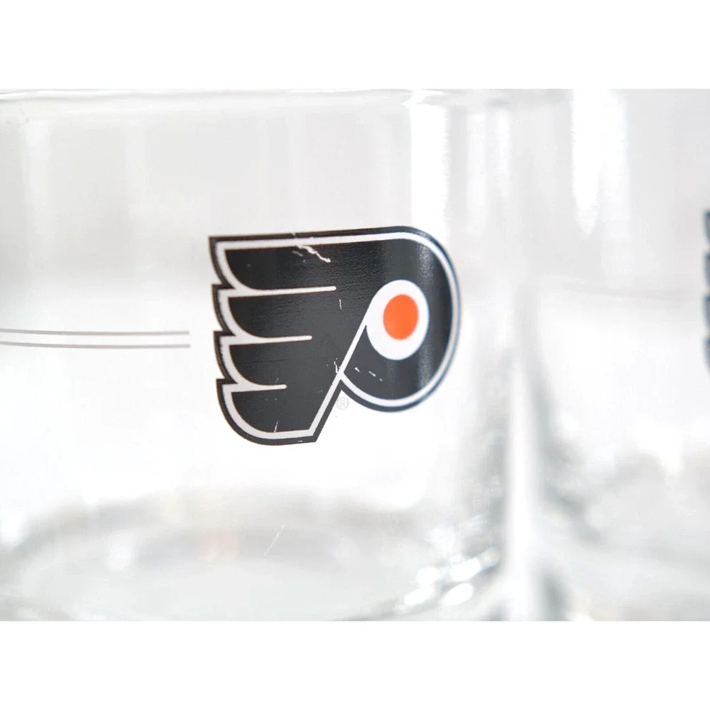 Whiskey Glass 6 Philadelphia Flyers Lowball Rocks Tumbler Jack Daniels